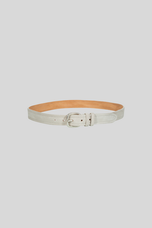 Grecia Suede Leather Belt with stitching