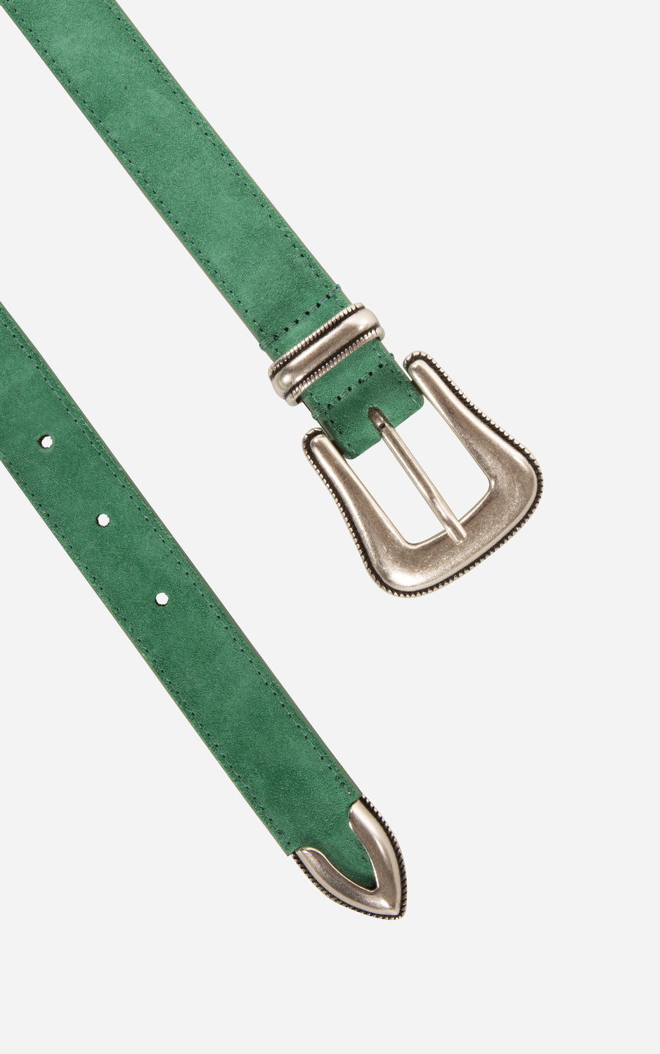 El Hierro Texan belt in smooth leather