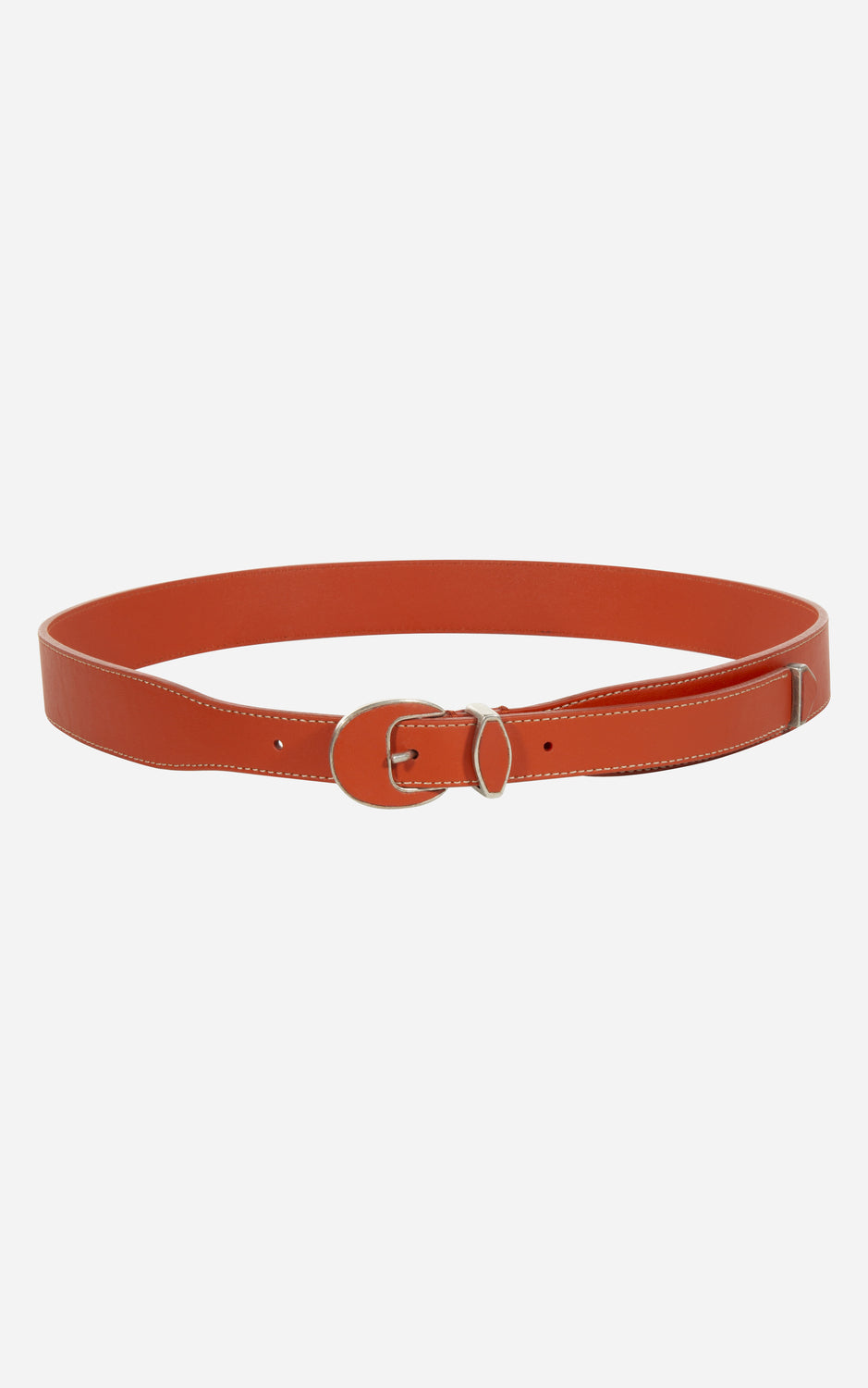 El Hierro Texan belt in smooth leather