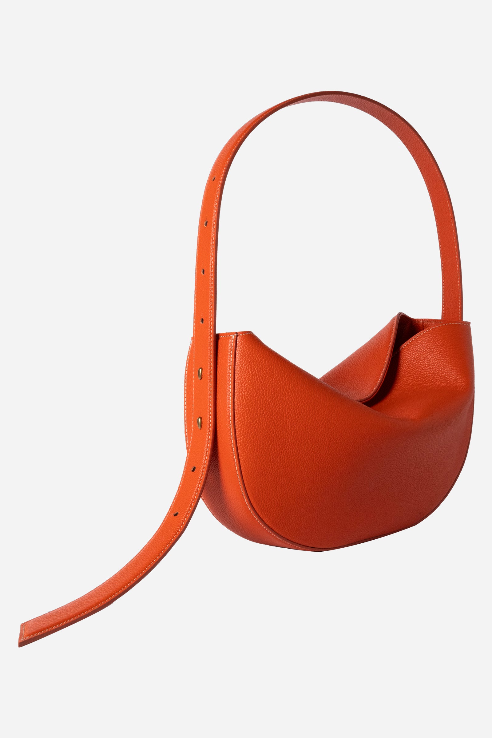 Borsa Ophelia mezzaluna in Arancio