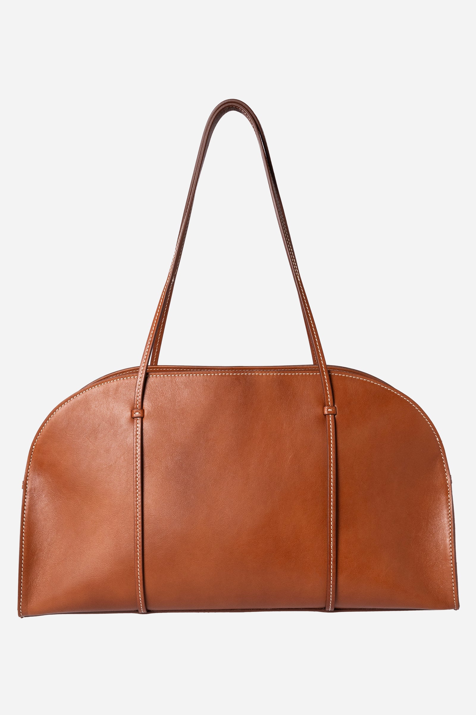 Borsa Jacqueline in Pelle Liscia Cuoio