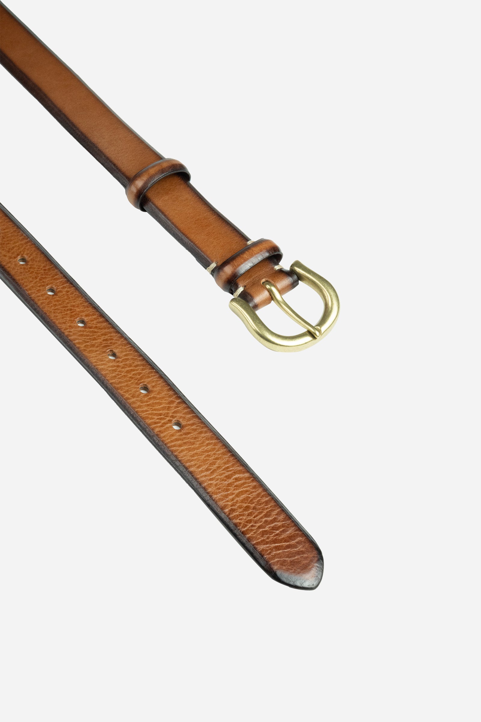 Caterina Cintura in Pelle liscia Fango