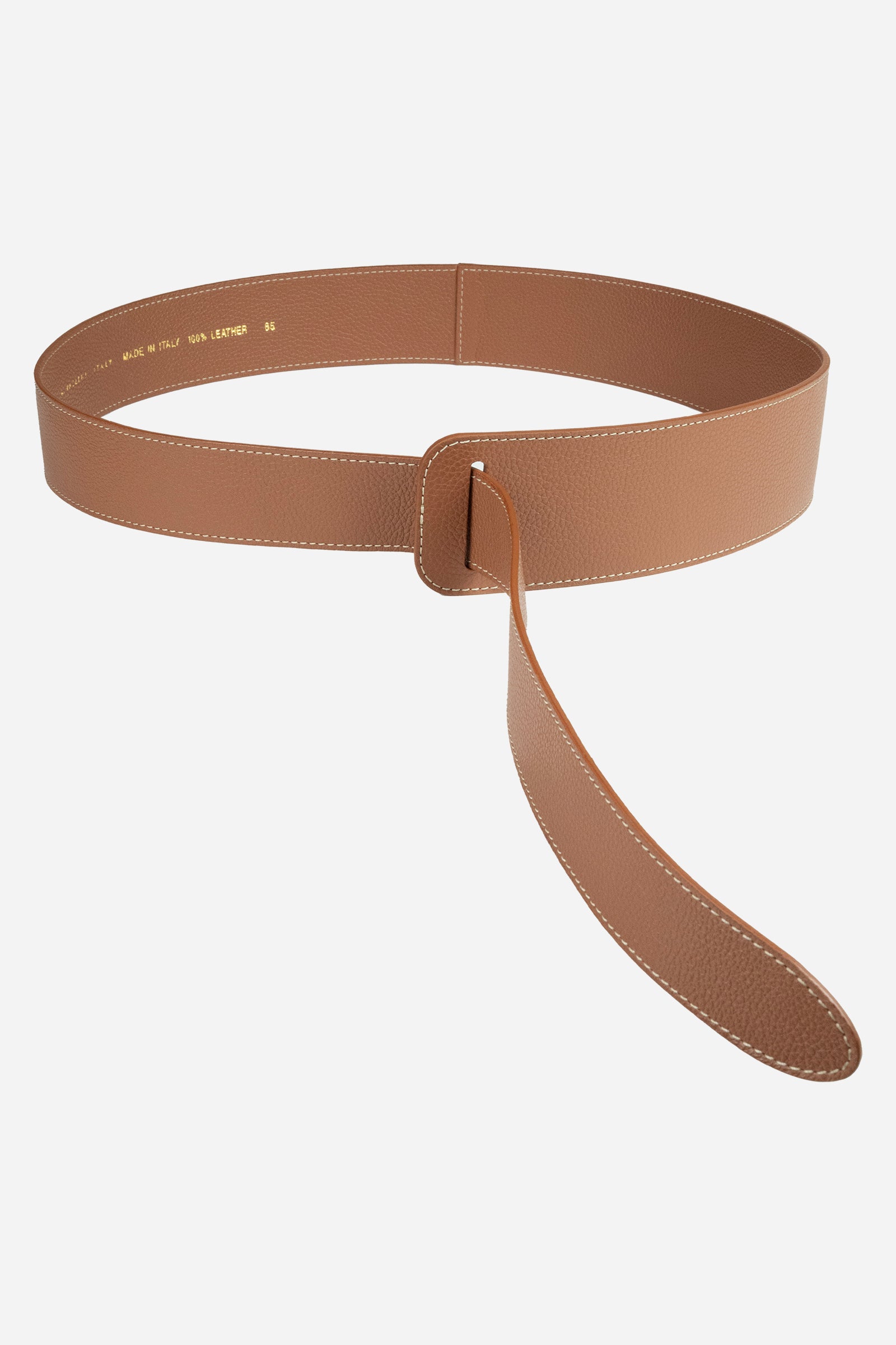 Serena cintura in pelle martellata