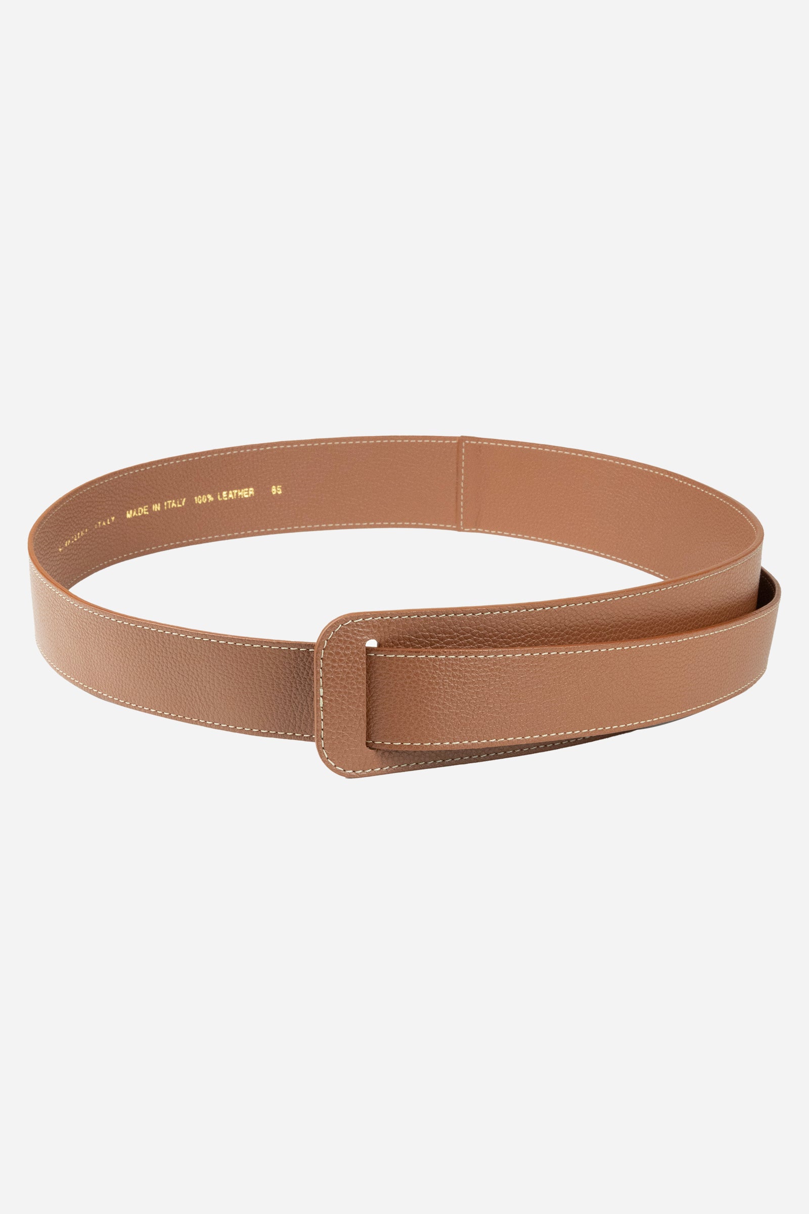Serena cintura in pelle martellata