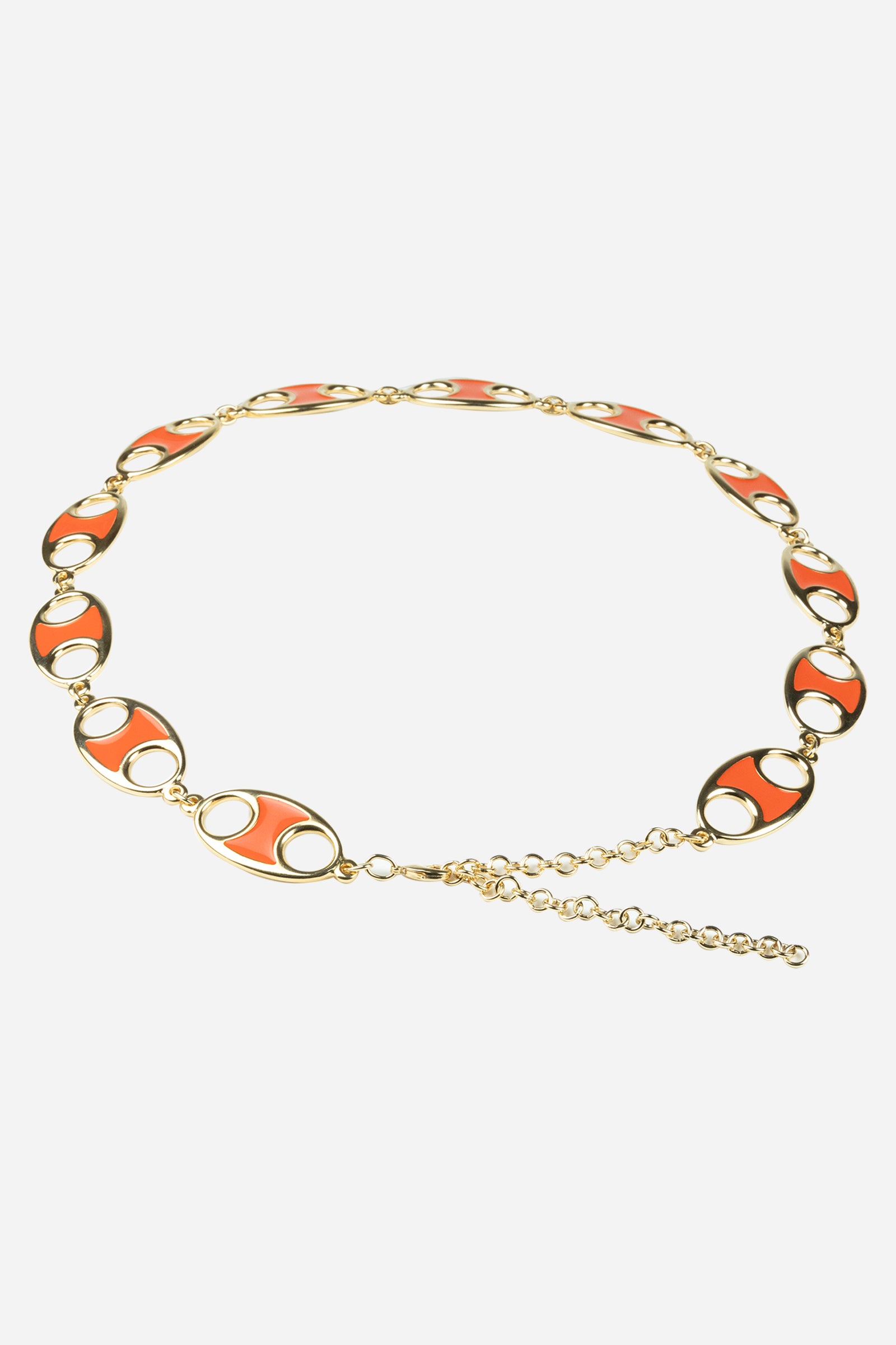 Cintura a catena Delia Oro Arancio