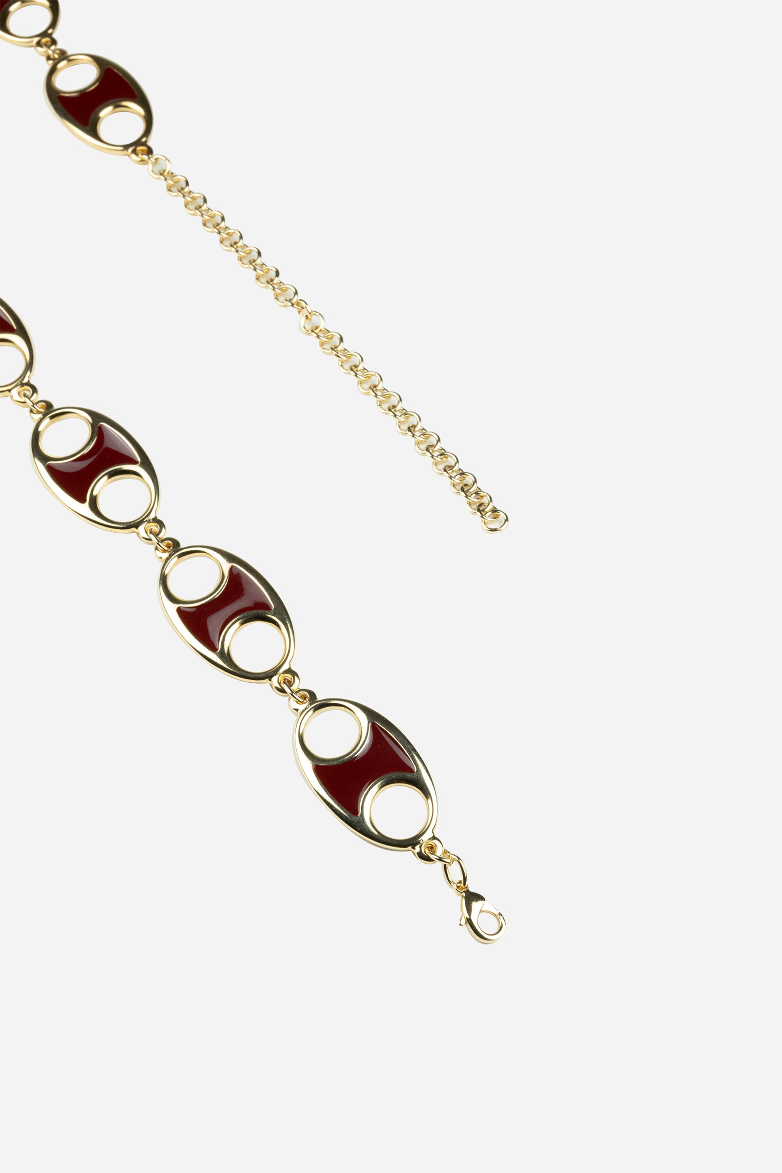 Cintura a catena Delia Oro Marrone