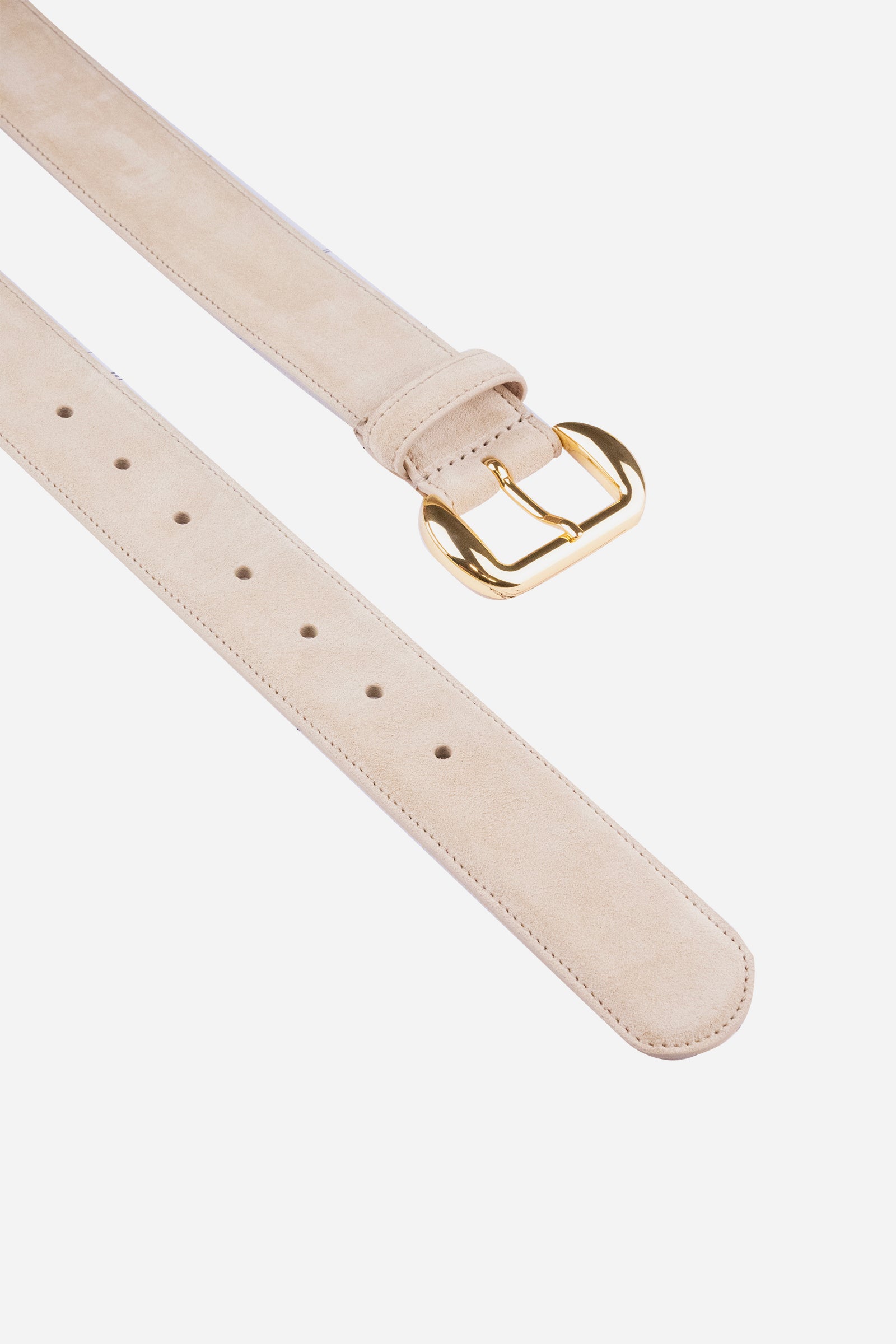 Cintura Donna Elastica Vita Alta Con Fibbia | Beige | Taglie XS S M | Moda Fianchi Elasticizzata