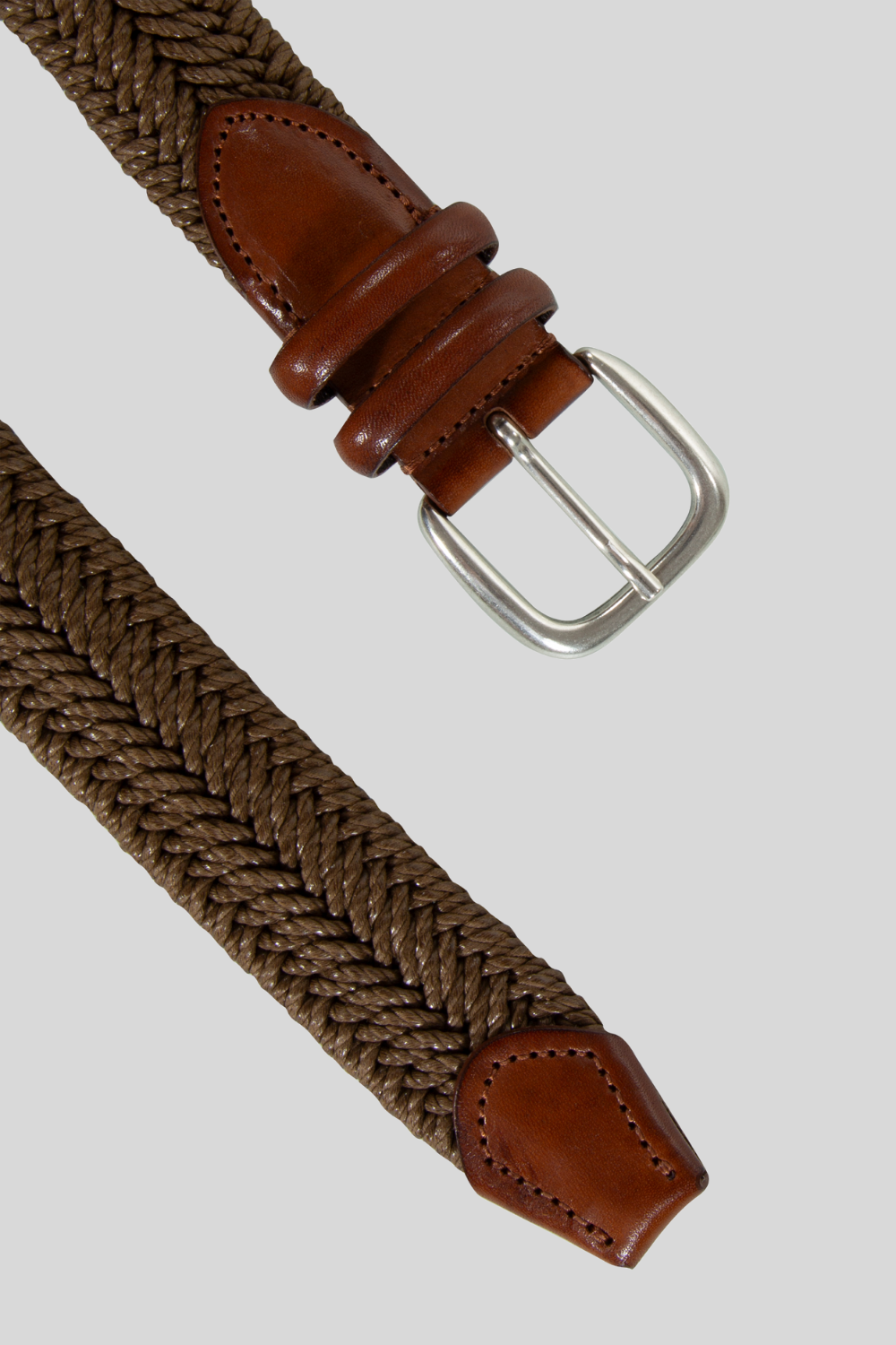 Belgio Woven waxed cotton belt