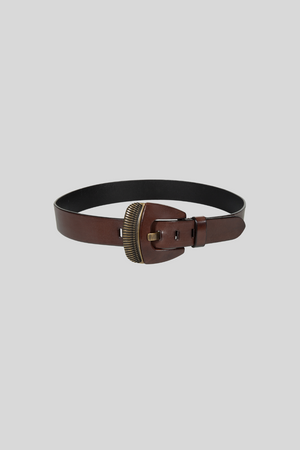 Simona Smooth Leather Belt with Elastic 