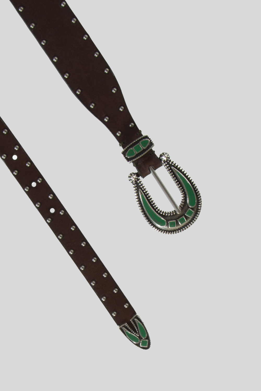 El Hierro Texan belt in smooth leather