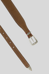 El Hierro Texan belt in smooth leather