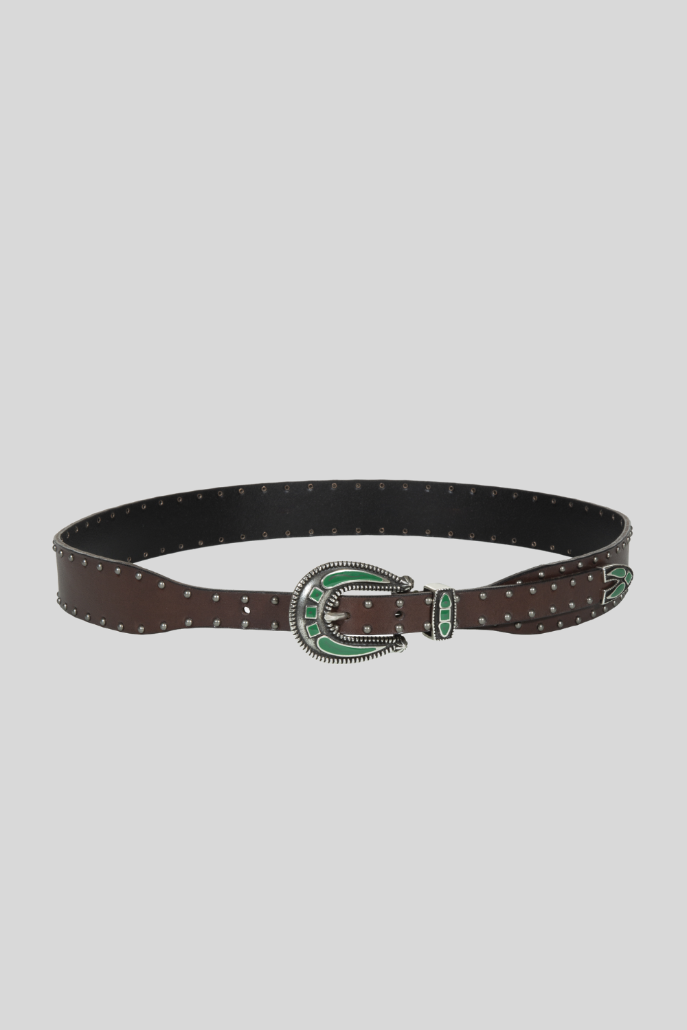 El Hierro Texan belt in smooth leather