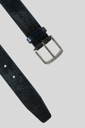 Danimarca blade leather belt Ink