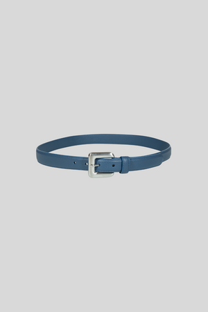 Glossinia grained Leather Belt Jeans