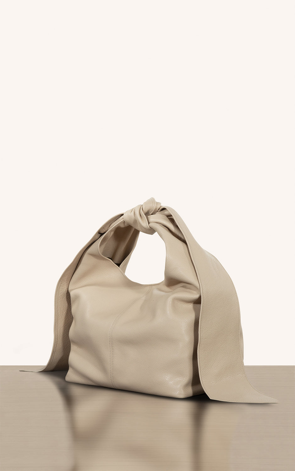 Kate borsa in pelle granata Beige