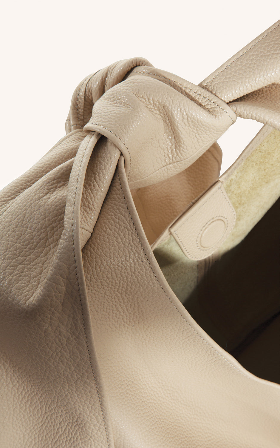 Kate borsa in pelle granata Beige