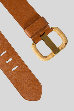 Lucia Belt in Genuine Grained Leather