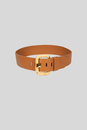 Lucia Belt in Genuine Grained Leather