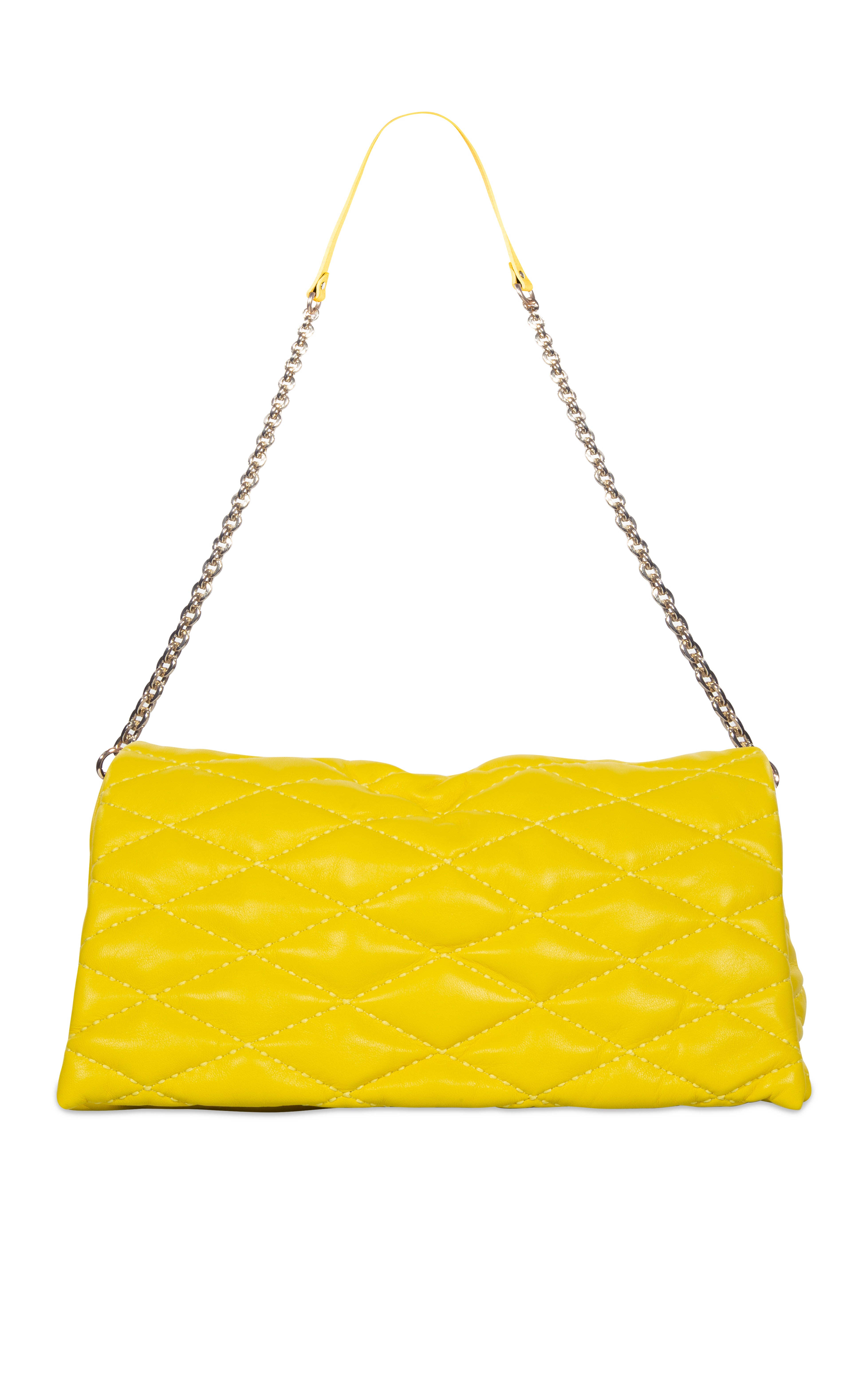 Vitto L Pochette Matelassé Giallo