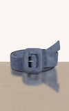 Cannes Genuine leather belt with suede effect