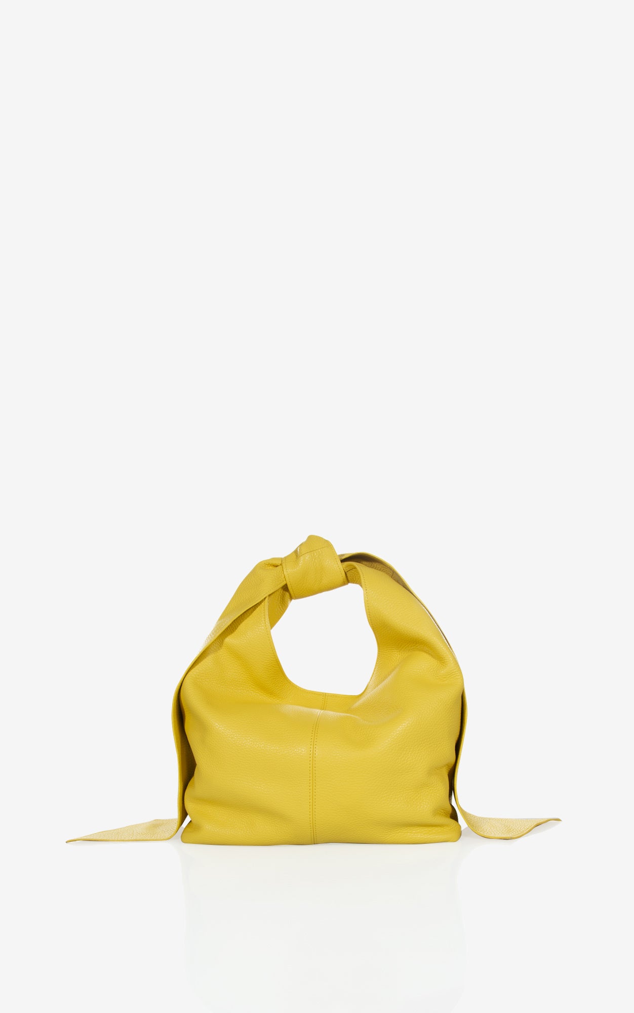 Kate In Yellow Grained Leather