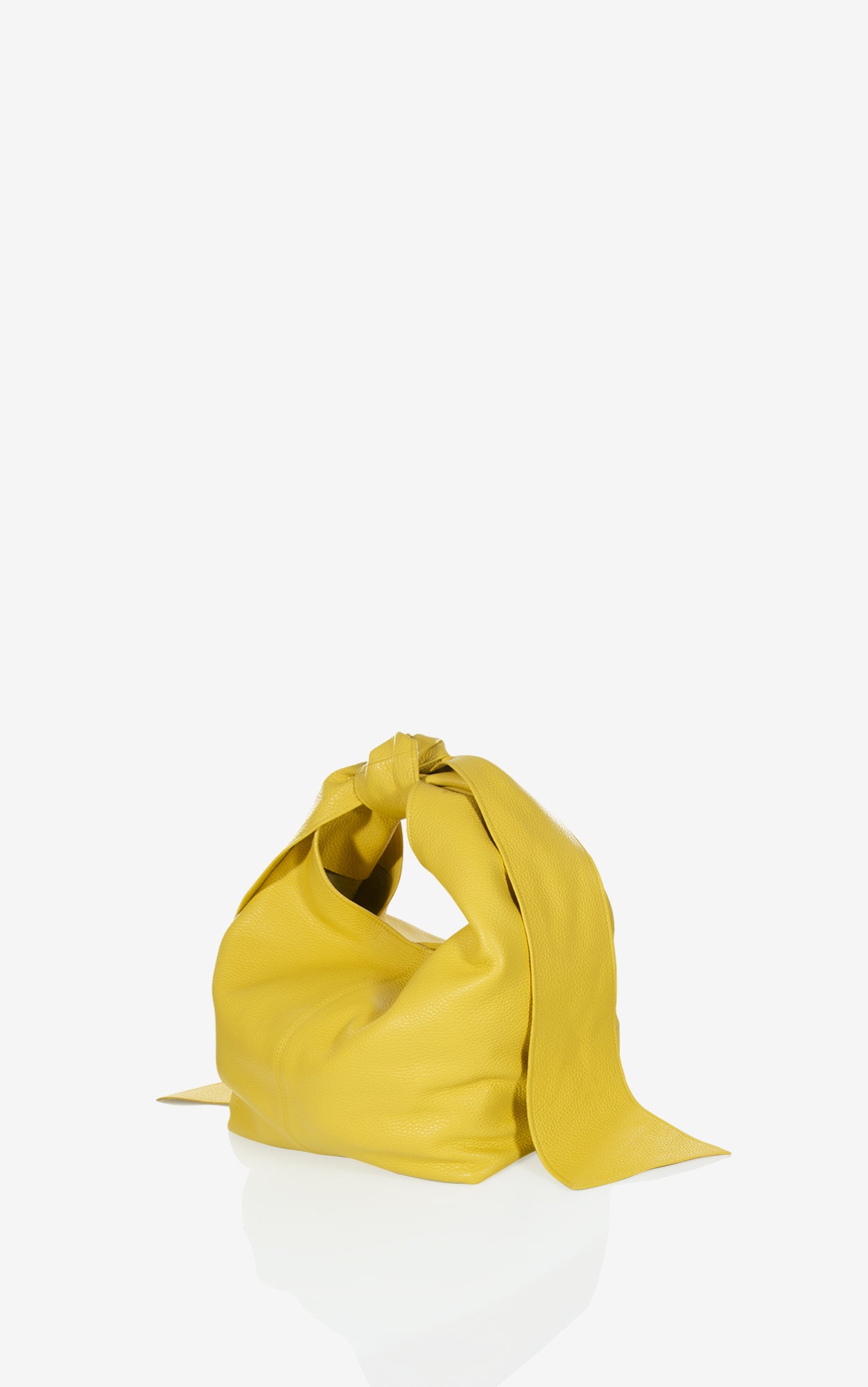Kate In Yellow Grained Leather